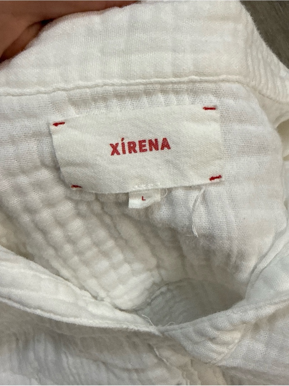 XiRENA White Cotton Short-Sleeve Tee - Picture 3 of 6